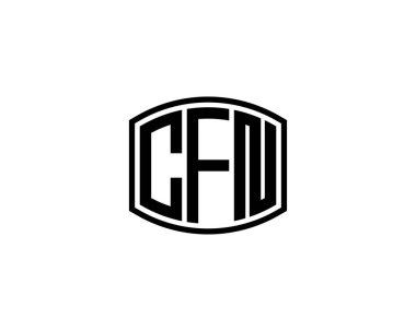 CFN logo tasarım vektör şablonu. CFN
