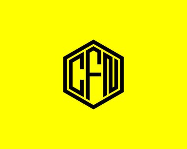 CFN logo tasarım vektör şablonu. CFN
