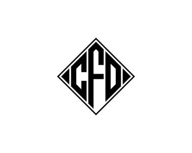 CFO logo tasarım vektör şablonu. Finans Müdürü