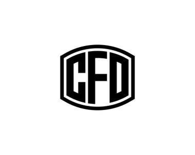 CFO logo tasarım vektör şablonu. Finans Müdürü