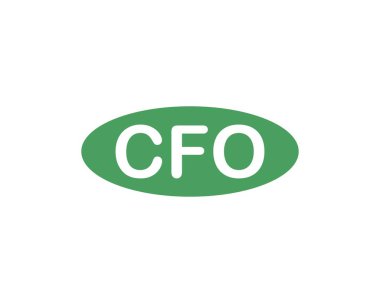 CFO logo tasarım vektör şablonu. Finans Müdürü