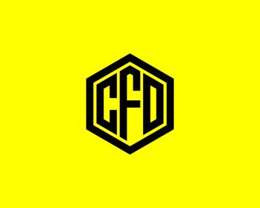 CFO logo tasarım vektör şablonu. Finans Müdürü