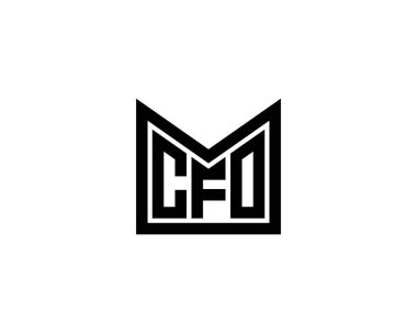 CFO logo tasarım vektör şablonu. Finans Müdürü