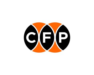CFP logo tasarım vektör şablonu. CFP