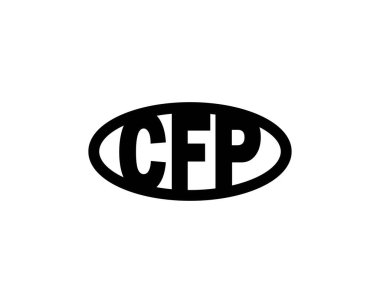 CFP logo tasarım vektör şablonu. CFP