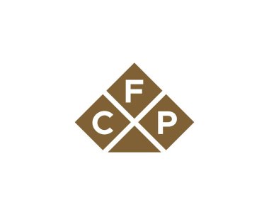 CFP logo tasarım vektör şablonu. CFP