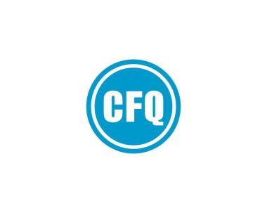 CFQ logo tasarım vektör şablonu. CFQ