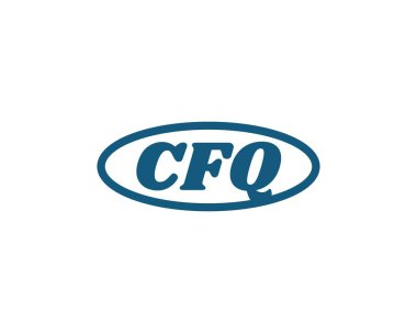 CFQ logo tasarım vektör şablonu. CFQ