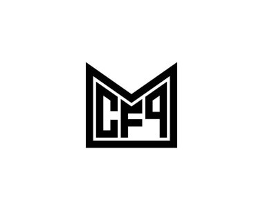 CFQ logo tasarım vektör şablonu. CFQ