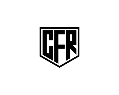 CFR Logo tasarım vektör şablonu. CFR