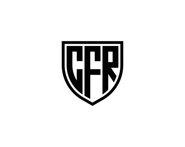 CFR Logo tasarım vektör şablonu. CFR