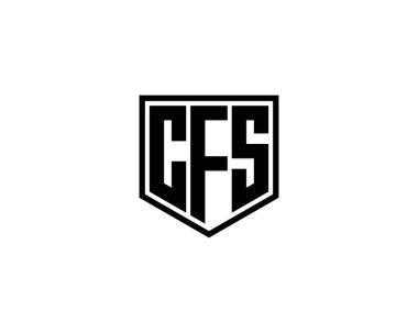 CFS logo tasarım vektör şablonu. CFS