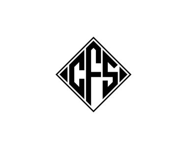 CFS logo tasarım vektör şablonu. CFS