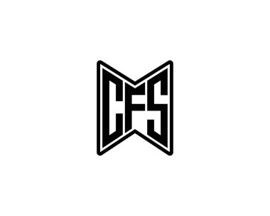 CFS logo tasarım vektör şablonu. CFS
