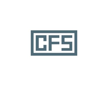 CFS logo tasarım vektör şablonu. CFS