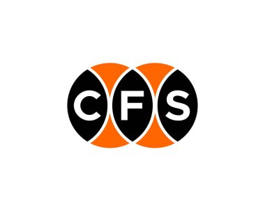 CFS logo tasarım vektör şablonu. CFS