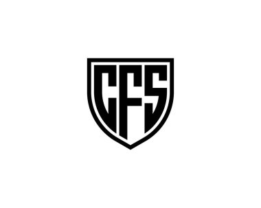 CFS logo tasarım vektör şablonu. CFS