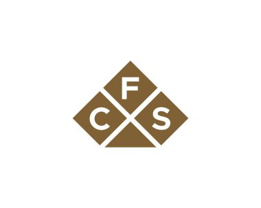 CFS logo tasarım vektör şablonu. CFS