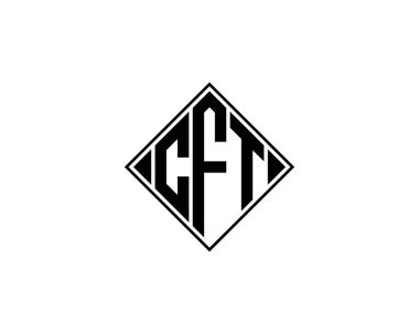 CFT logo tasarım vektör şablonu. CFT