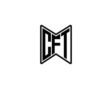 CFT logo tasarım vektör şablonu. CFT