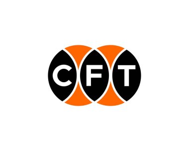 CFT logo tasarım vektör şablonu. CFT