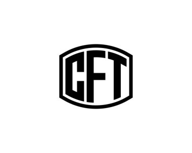 CFT logo tasarım vektör şablonu. CFT