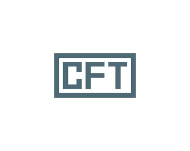 CFT logo tasarım vektör şablonu. CFT