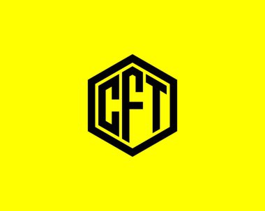 CFT logo tasarım vektör şablonu. CFT