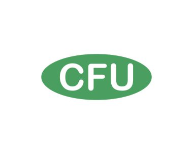 CFU logo tasarım vektör şablonu. İşlemci