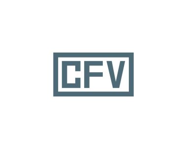 CFV Logo tasarım vektör şablonu. CFV