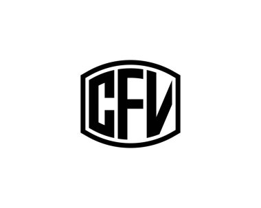 CFV Logo tasarım vektör şablonu. CFV