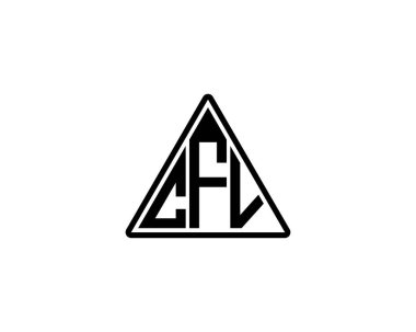 CFV Logo tasarım vektör şablonu. CFV