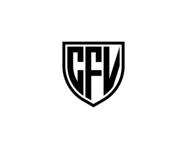 CFV Logo tasarım vektör şablonu. CFV