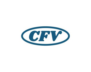 CFV Logo tasarım vektör şablonu. CFV