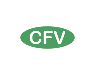 CFV Logo tasarım vektör şablonu. CFV