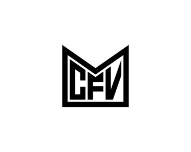 CFV Logo tasarım vektör şablonu. CFV