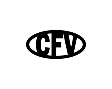 CFV Logo tasarım vektör şablonu. CFV