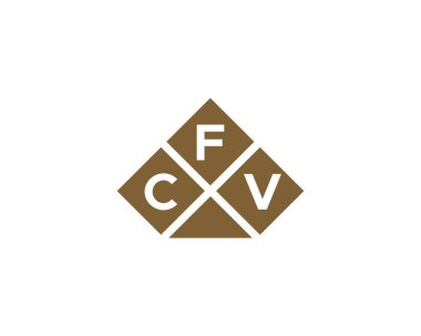 CFV Logo tasarım vektör şablonu. CFV