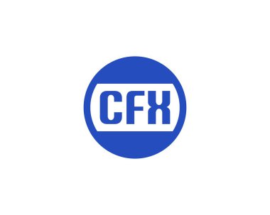 CFX logo tasarım vektör şablonu. CFX