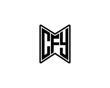 CFY logo tasarım vektör şablonu. CFY
