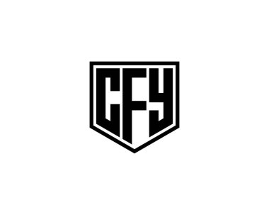 CFY logo tasarım vektör şablonu. CFY