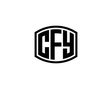 CFY logo tasarım vektör şablonu. CFY