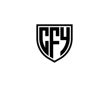 CFY logo tasarım vektör şablonu. CFY
