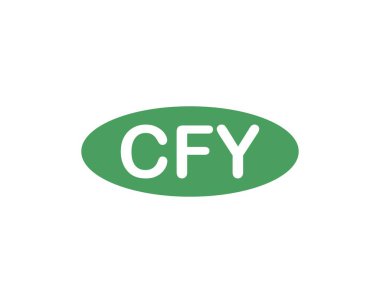 CFY logo tasarım vektör şablonu. CFY