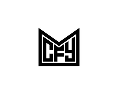 CFY logo tasarım vektör şablonu. CFY