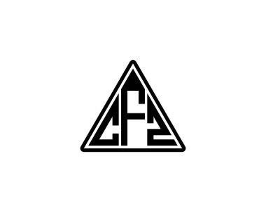 CFZ logo tasarım vektör şablonu. CFZ