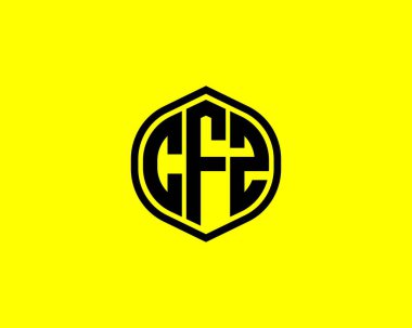 CFZ logo tasarım vektör şablonu. CFZ