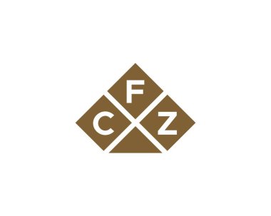CFZ logo tasarım vektör şablonu. CFZ