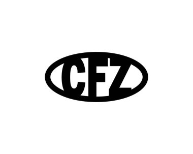 CFZ logo tasarım vektör şablonu. CFZ