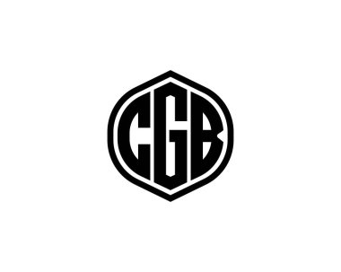 CGB logo tasarım vektör şablonu. CGB